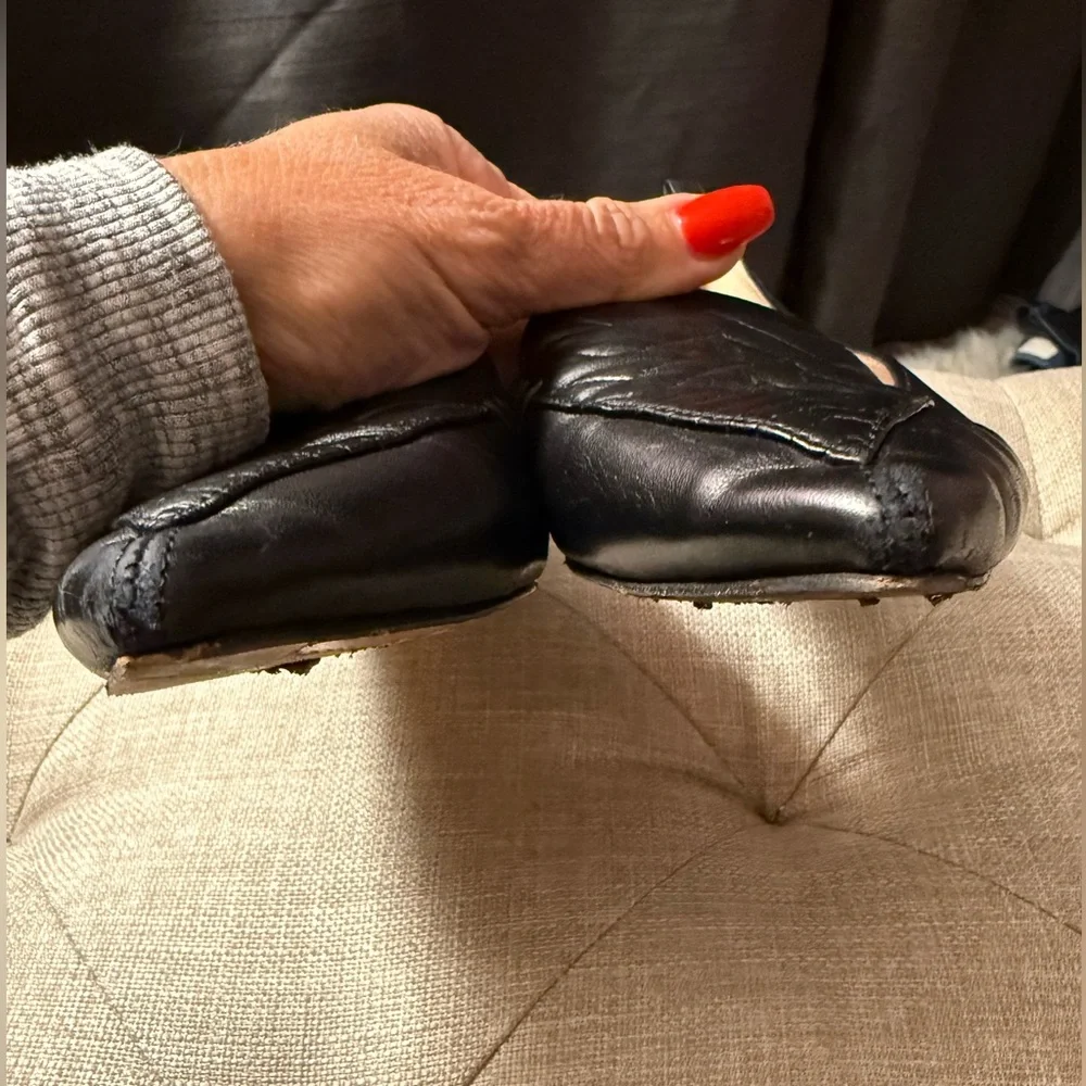 Nicholas Kirkwood Beya Black Quilted Leather Flats Italy Pointed Toe Size 38/8 - Picture 7 of 9